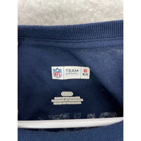 NFL New England Patriots Mac Jones #10 T-Shirt Men’s Size L Navy‎ Blue - Picture 2 of 5